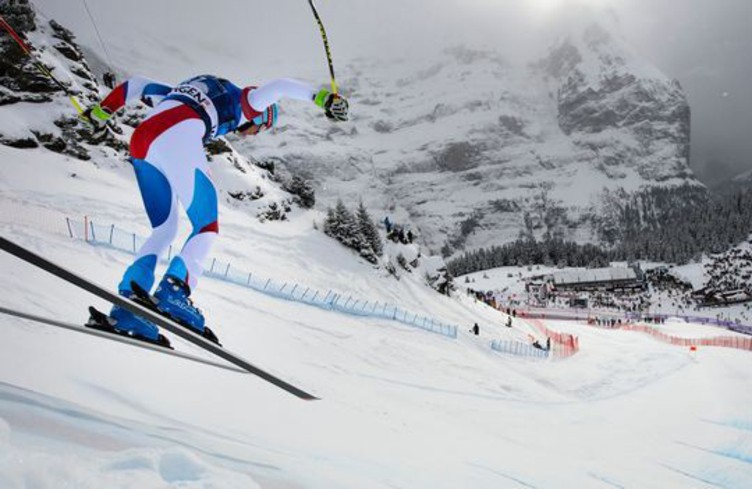 07h20 les skieurs ont rendez-vous à Wengen