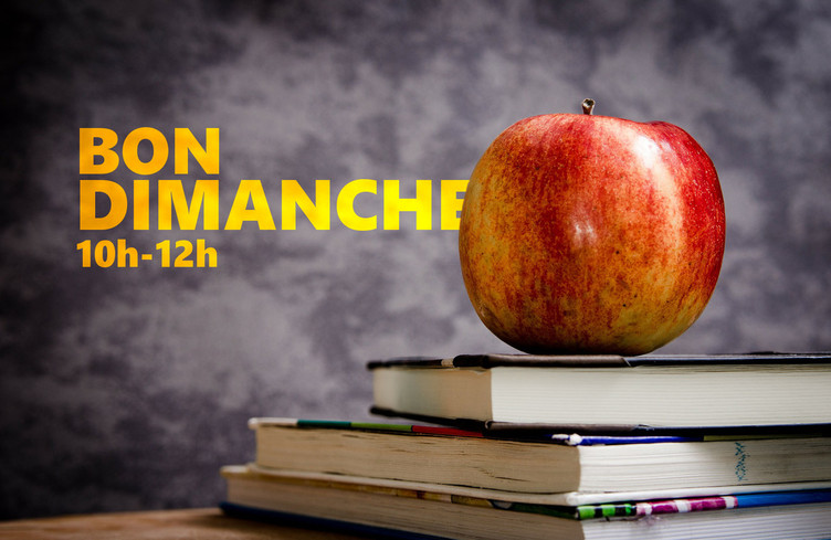 Bon dimanche, c'est jusqu'à midi avec vos dédicaces