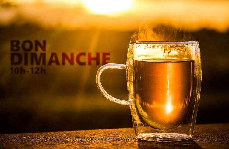 Un petit thé avec vos dédicaces ce matin?