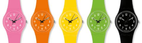Swatch voit la vie en couleurs