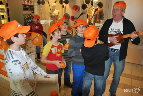 Vente d'oranges de Terre des hommes