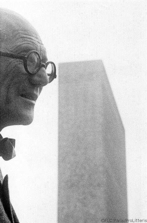 Le Corbusier à New York, Etats-Unis, 1959