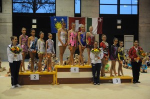 Le podium  des Juniors-Seniors.
