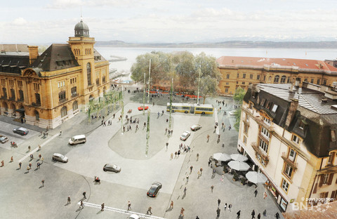 Le 3 mars, les citoyens de la ville de Neuchâtel ont refusé le réaménagement de la Place Numa-Droz.
