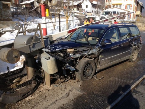 Vue de l'accident à Cormoret