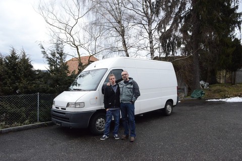 Frédéric Charpié et son fils, Mathieu