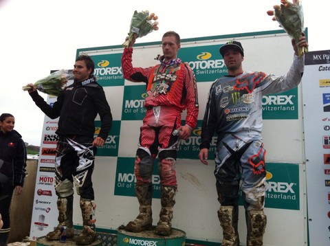 Kevin Gonseth à droite sur le podium
