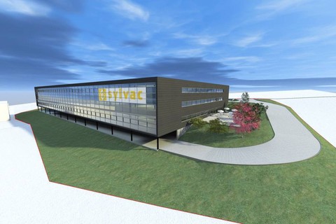 Vue du projet de nouvelle usine de Sylvac SA