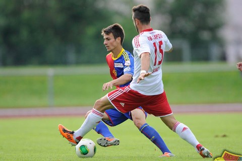 Aurélien Chappuis à l'occasion de ses premiers pas avec le FC Bâle (photo : www.fcb.ch)