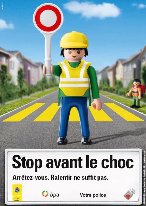 La police cantonale bernoise prend part à une campagne de prévention nationale