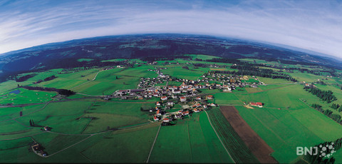 Vue aérienne des Bois