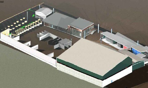 La maquette du projet de Fischer Recycling Technology