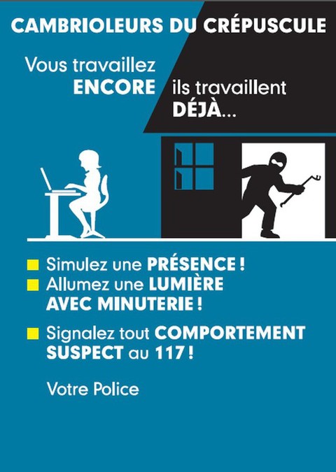 affiche cambriolages