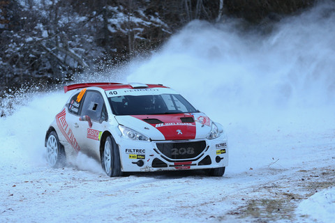 Jonathan Hirschi a su rallier l'arrivée du Rallye de Monte-Carlo (photo : project-diffusion.ch