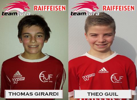 Thomas Girardi et Théo Guil
