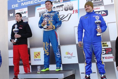 Première course de la saison et première victoire pour Loïc Vindice !