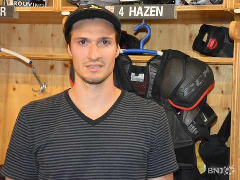Jonathan Hazen a choisi le numéro 4 pour son premier exercice en Suisse