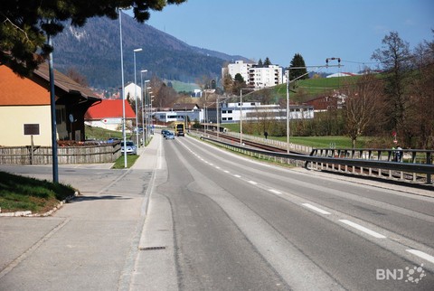 Vue d'une route