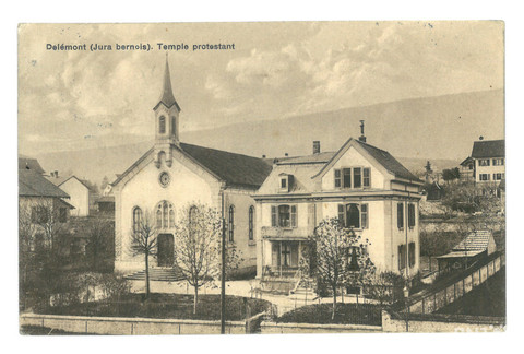 Temple protestant de Delémont avant 1917