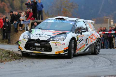 Olivier Burri au volant de sa Citroën DS3 RRC