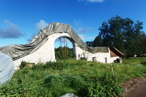 Les ruines de la ferme de la Rotte. (image: ville de Neuchâtel)