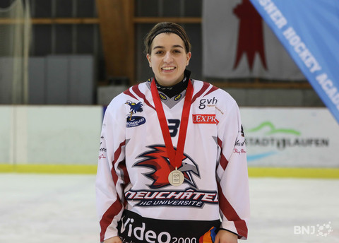 Sarah Forster garde le sourire malgré la défaite (photo : Mauricette Schnider)