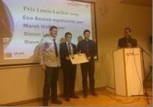 La jeune société Eco Sound a décroché le Prix Louis Lachat 2015.