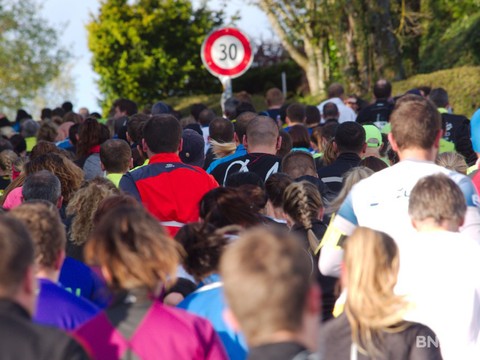 A nouveau la foule pour cette quatrième étape.