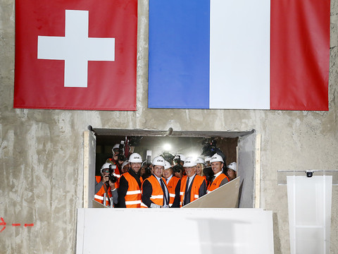 Les chantiers suisse et français du CEVA se rejoignent