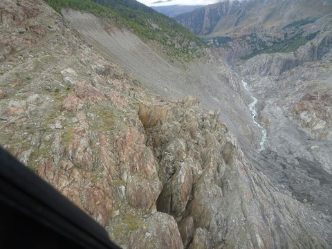 Sentiers pédestres fermés dans la région d'Aletsch