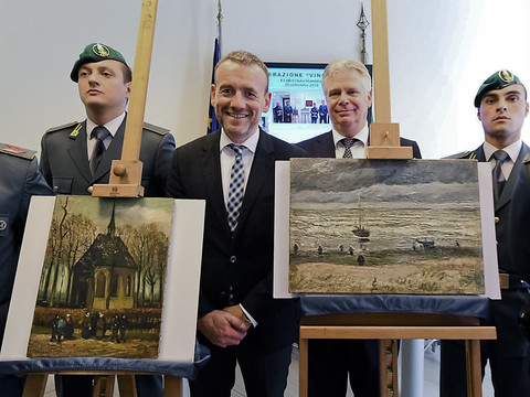 Deux Van Gogh retrouvés en Italie 14 ans après leur vol à Amsterdam
