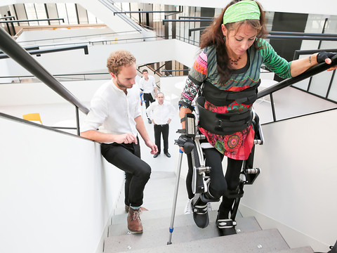 EPFL: un exosquelette au Cybathlon 2016 à Zurich