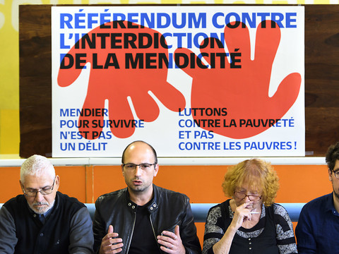 Vaud: lancement d'un référendum contre l'interdiction de mendier