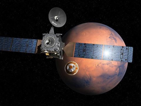 L'Europe teste sa capacité à faire atterrir un engin sur Mars