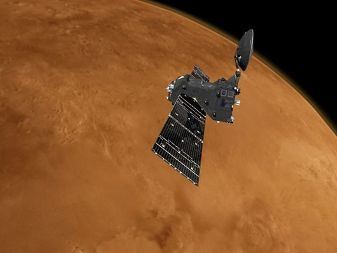 Une sonde en orbite de Mars - pas de nouvelles de Schiaparelli