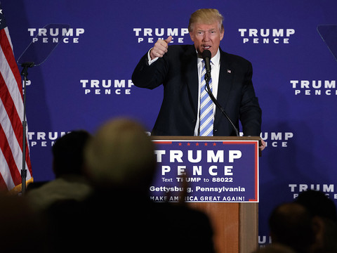 Donald Trump développe son programme à Gettysburg