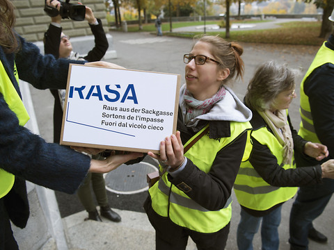 Le Conseil fédéral veut combattre Rasa par un contre-projet