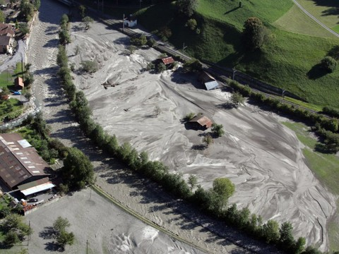 Plus d'un million de personnes vivent en zones inondables en Suisse