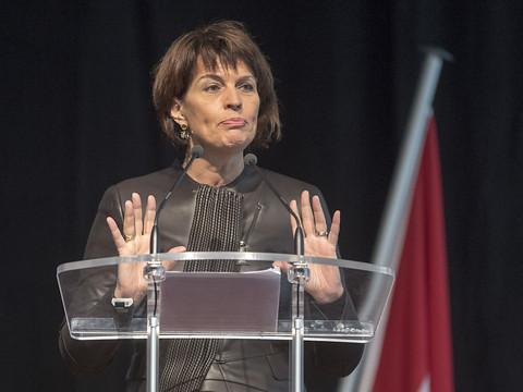 Doris Leuthard ne participera pas à la réunion de l'Albisgüetli