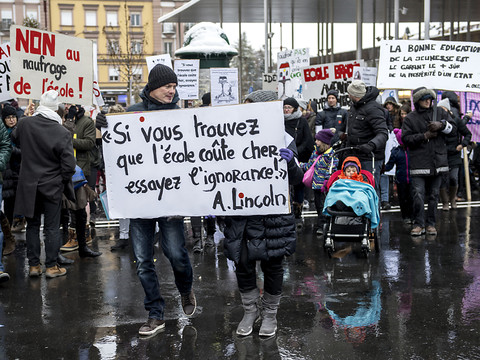 Grève d'une partie des enseignants neuchâtelois