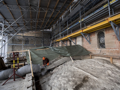 Fin des fouilles à l'Abbatiale de Payerne