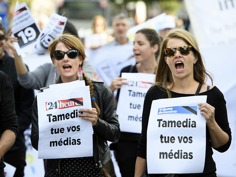 Douze licenciements à la Tribune de Genève et 24 Heures