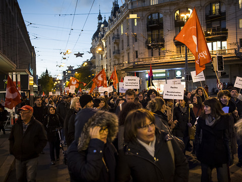 Mobilisation contre le nouveau système de rémunération à Lausanne