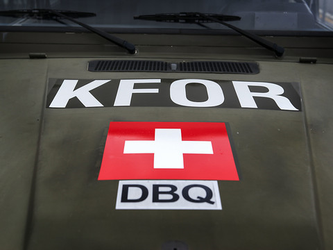 La Swisscoy devrait encore rester quelque temps au Kosovo