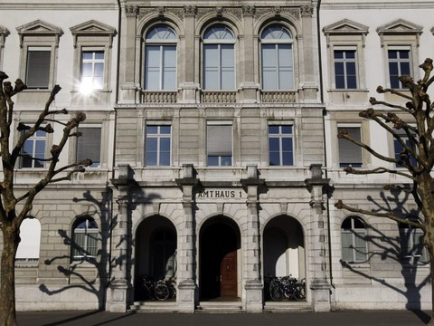 Contrôles à l'entrée du Tribunal cantonal soleurois