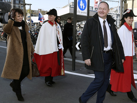 Les présidents élus des Chambres fédérales fêtés sur leurs terres