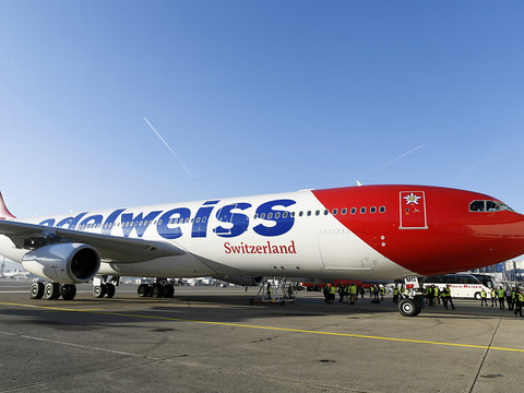 Edelweiss Air a touché son premier Airbus A340