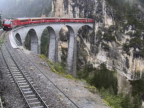 Hausse du nombre de passagers pour le Chemins de fer rhétiques