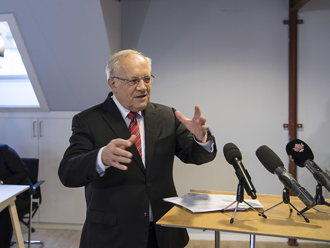 Johann Schneider-Ammann, motivé pour continuer jusqu'en 2019