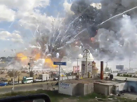 Mexique: 31 morts dans l'explosion d'un marché de feux d'artifice